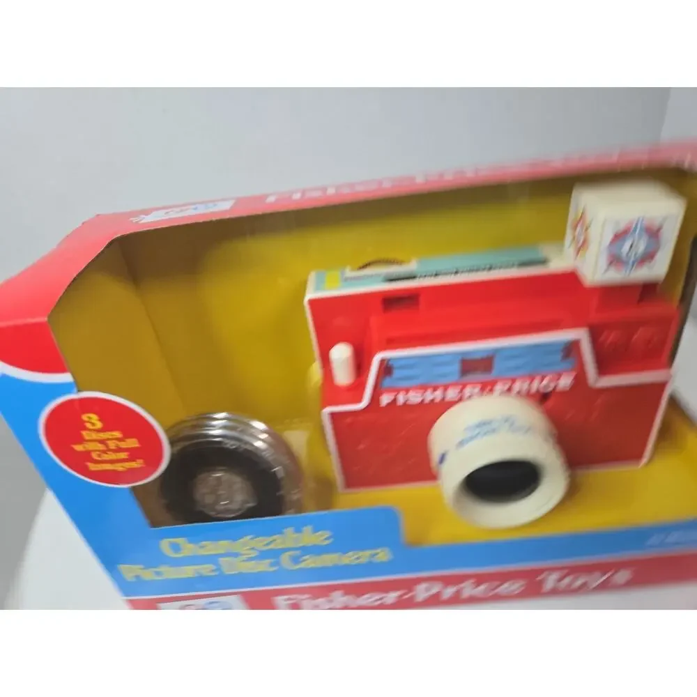 Fisher-Price Changeable Picture Disc Camera 3 Bonus Discs Full Color Image Retro